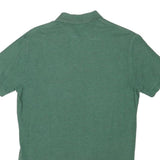 POLO RALPH LAUREN Mens Green Short Sleeve Plain S Polo Shirt Cotton Blend