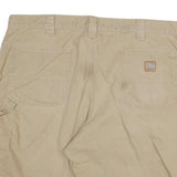 CARHARTT Mens Shorts Beige Casual Cotton Blend 3XL W38 Workwear Carpenter Pocket