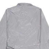 BRUGI Womens Grey Lightweight Jacket L Polyester Blend Zip Belted Casual