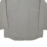 BEWARE OF ANIMALS Mens Grey Jacket L Polyester Blend Plain Zip Casual Outerwear