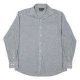 LAUREN RALPH LAUREN Womens Blue & White Check Shirt XL Classic Button-Down