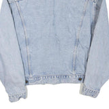 LEVI'S Mens Light Blue Denim Button Jacket XL Cotton Blend Classic Fit Retro