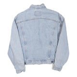 LEVI'S Mens Light Blue Denim Button Jacket XL Cotton Blend Classic Fit Retro