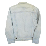 LEVI'S Mens Blue Denim Jacket L Cotton Blend Button Closure Casual Wear