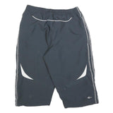 ADIDAS Mens Black Casual Polyester Blend Sports Shorts M W30 ClimaCool Comfort