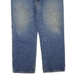 DICKIES Mens Jeans Blue Regular Straight Denim Medium W48 L30 Classic Zip