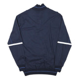 LOTTO Mens Navy Blue Track Jacket M Cotton Blend Zip Athletic Sportswear