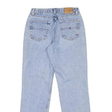 TOMMY HILFIGER Womens Jeans Blue Regular Straight Denim Light W27 L27 Button
