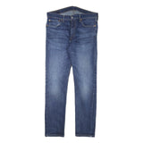 LEVI'S Mens Regular Fit Blue Denim Jeans W33 L30 Zip Classic Plain Cotton Blend