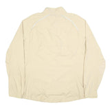NIKE Womens Beige 2XL Jacket Polyester Zip Plain Lightweight Activewear