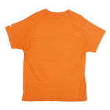 RUSSELL ATHLETIC Mens Orange Auburn Tigers Graphic T-Shirt L Short Sleeve Crew