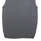BTUGAN Mens Grey Purple Black Argyle Cotton Sleeveless V-Neck Jumper M Stylish