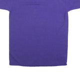 JERZEES Womens Purple T-Shirt M Short Sleeve Crew Neck Air Force Graphic