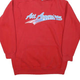 JERRY LEIGH Mens Red All American Pullover Hoodie M Cotton Blend Casual