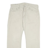 LEVI'S Mens Cotton Beige Loose Straight Trousers W36 L30 Casual Zip Fly