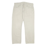 LEVI'S Mens Cotton Beige Loose Straight Trousers W36 L30 Casual Zip Fly