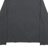 POLO RALPH LAUREN Mens Charcoal Plain Cotton Pullover Crew Neck Jumper L