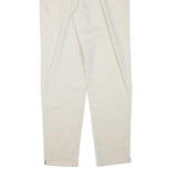 BRAX Womens Linen Blend Cream Slim Tapered Trousers W28 L30 Stylish Comfort
