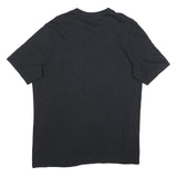 NIKE Mens Black Graphic T-Shirt L Short Sleeve Crew Neck Cotton Blend