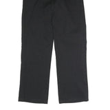 DICKIES Mens Polyester Blend Black Classic Straight Trousers W32 L32 Workwear