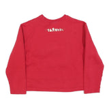 DISNEY Womens Red 50th Anniversary Crew Neck S Sweatshirt Mickey Mouse