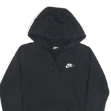 NIKE Mens Black Hoodie XS Cotton Blend Pullover Sweatshirt Drawstring Hood