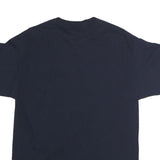 CHAMPION Mens Blue UCONN School Of Business Graphic T-Shirt L Short Sleeve Crew