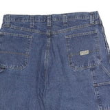 WRANGLER Mens Denim Blue Casual Shorts L W38 Comfortable Classic Fit Cotton