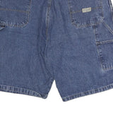 WRANGLER Mens Denim Blue Casual Shorts L W38 Comfortable Classic Fit Cotton