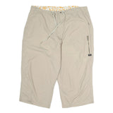 KAPPA Mens Shorts Beige Casual 2XL W34 Lightweight Cotton Summer