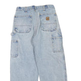 CARHARTT Womens Regular Fit Light Blue Denim Jeans W30 L25 Workwear Utility
