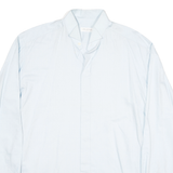 ETERNAL Mens Blue Shirt L Cotton Blend Long Sleeve Button Formal Classic Fit