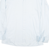 ETERNAL Mens Blue Shirt L Cotton Blend Long Sleeve Button Formal Classic Fit
