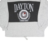 Womens Grey & Black Dayton Games Club Crew Neck M Cotton Blend Sweatshirt