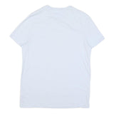 TOMMY HILFIGER Womens White XS T-Shirt Short Sleeve Crew Neck Classic Cotton