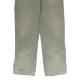 DICKIES Mens Jeans Olive Green Regular Straight Denim Fair W40 L34 Workwear Zip