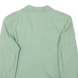 DONNA PIU Womens Green Wool Button Jacket M Wool Classic Tailored Lapel Plain