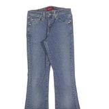 LEVI'S 519 Womens Jeans Blue Regular Flared Denim Medium W28 L33 Classic Zip