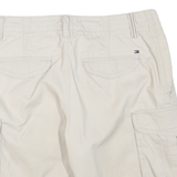TOMMY HILFIGER Mens Beige Cargo Shorts M W31 Cotton Blend Casual Style