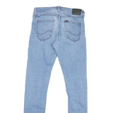 LEE Mens Slim Light Blue Denim Skinny Jeans W30 L31 Stylish Zip Closure