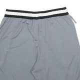 NIKE Mens Shorts Grey Casual L W30 Sports Swoosh Logo Drawstring Waistband