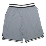 NIKE Mens Shorts Grey Casual L W30 Sports Swoosh Logo Drawstring Waistband