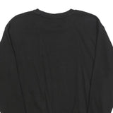 PUMA Womens Black Cotton Blend Crew Neck Sweatshirt UK 8 Casual Pullover