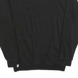PUMA Womens Black Cotton Blend Crew Neck Sweatshirt UK 8 Casual Pullover
