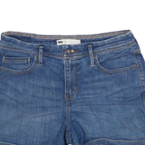 LEVI'S Womens Denim Blue Casual Shorts L W30 Cotton Blend Classic Fit