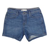 LEVI'S Womens Denim Blue Casual Shorts L W30 Cotton Blend Classic Fit