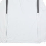 NIKE Mens White Paris Saint Germain 1/4 Zip Sweatshirt S Athletic Sportswear