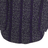 AVIA Womens Purple & Grey Zip Jacket M Cotton Patterned Casual Lightweight