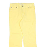 TOMMY HILFIGER Womens Jeans Yellow Regular Straight Denim W32 L30 Casual Cotton
