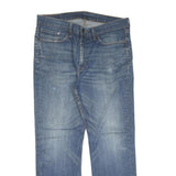 LEVI'S 514 Classic Mens Jeans Blue Classic Straight Denim Medium W33 L28 Zip